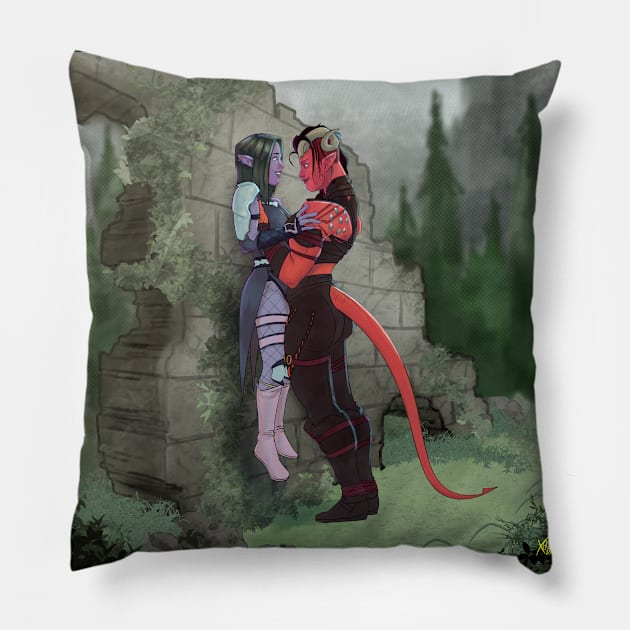 for ja=ckie Pillow by xaq