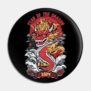 Dragon's Reign - Power and Prosperity in 2024 Pin