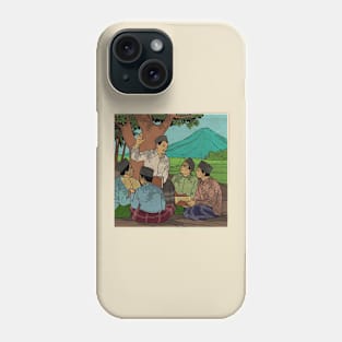 Five Men Talking Under a Shade Tree Phone Case