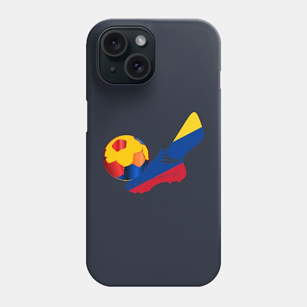 Intl. Soccer - Columbia Phone Case by geodesyn