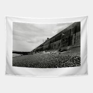 The Sea Defence Wall at Sheringham, Norfolk, UK Tapestry