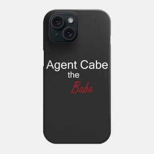 Agent Cabe the Babe Phone Case