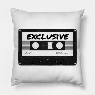 Retro 80s Music Exclusive Mixtape Pillow