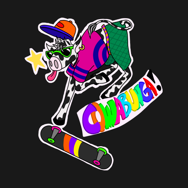 Cow-abunga  skater by MysteriousSlug