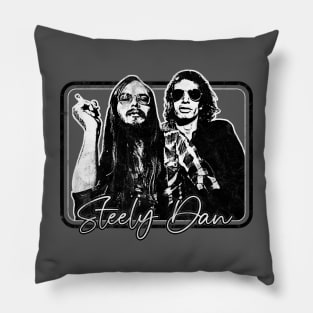 Steely Dan \/\/ Retro Style Faded Design Pillow