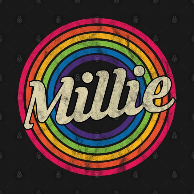 Millie - Retro Rainbow Faded-Style by MaydenArt