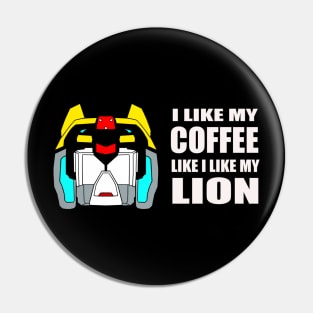 Black Lion Coffee Pin