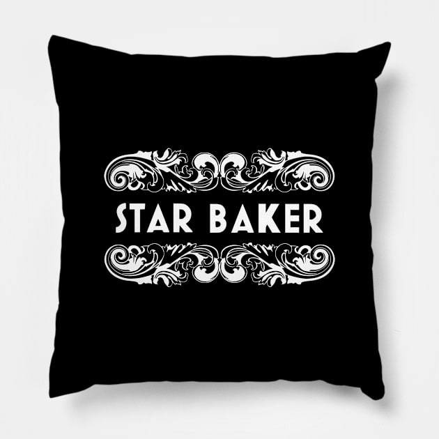 star baker gift Pillow by shimodesign