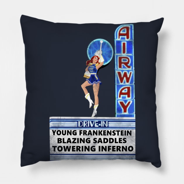 Airway Drive-In Pillow by DistractedGeek