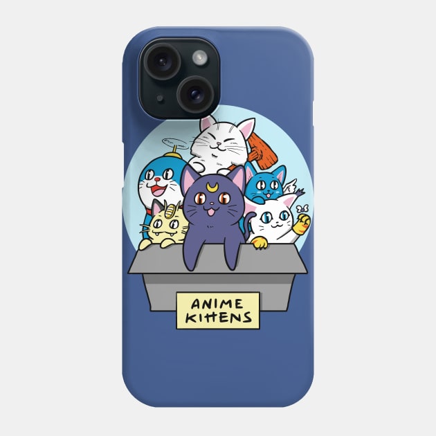 Anime Kittens Phone Case by Andriu