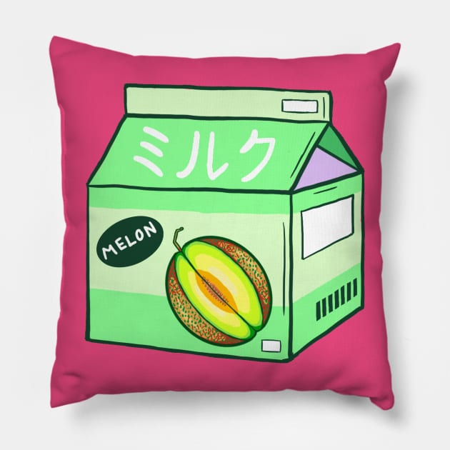 Melon Milk Pillow by Riacchie Illustrations