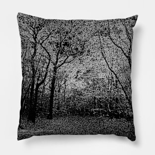 Eerie Trees Pillow