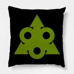 Green Chaotic Pestilence Pillow