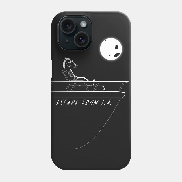 Bojack Horseman on Escape From L.A. Phone Case by JuanGuilleBisbal