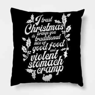 Blackadder Christmas quote Pillow