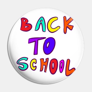 Back to school colorful Pin