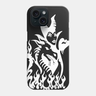 Maleficent's Pets (white) Phone Case