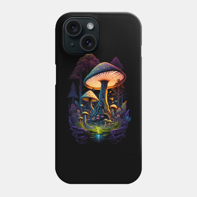 Mushroom Forest 5 Phone Case by Bear Face Studios