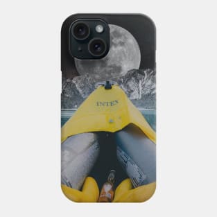 Navigating to the moon Phone Case