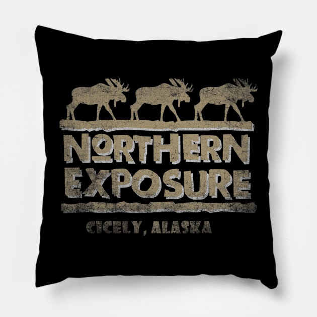 Northern-Exposure-Cicely-Alaska Pillow by himmih chromatic art