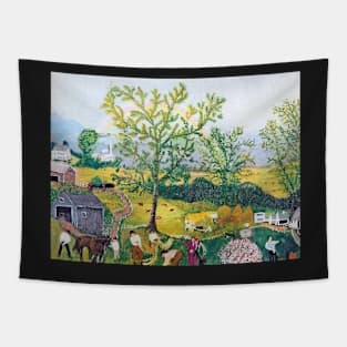 grandma moses Tapestry