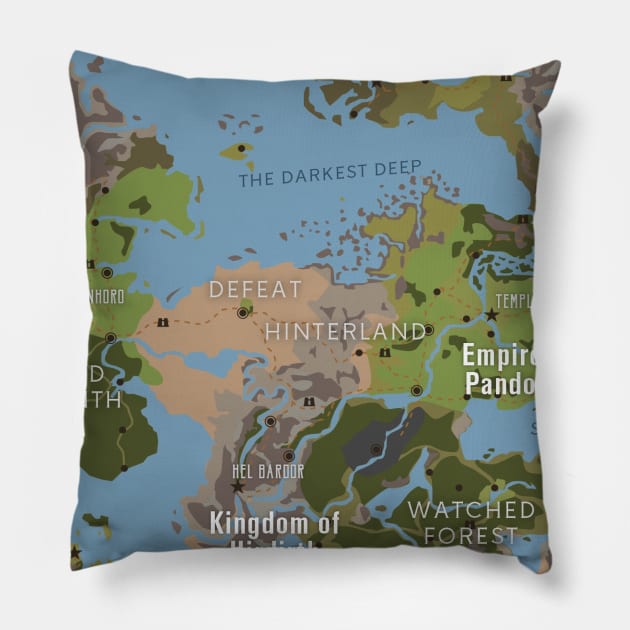 Advantage Cusp Map Pillow by advantagednd