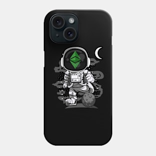 Astronaut ETH Ethereum Classic Coin To The Moon Crypto Token Cryptocurrency Wallet Birthday Gift For Men Women Kids Phone Case