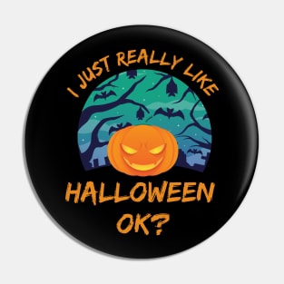 Halloween Party Pin