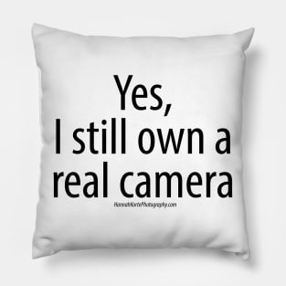 Yes, I still own a real camera Pillow