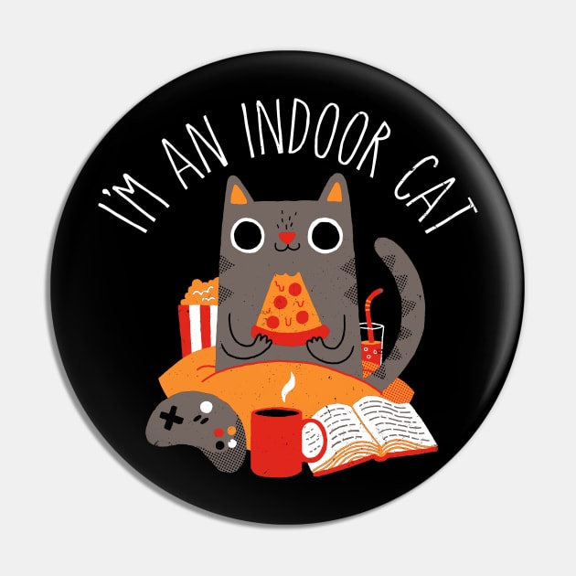 Indoor Cat Pin by DinoMike