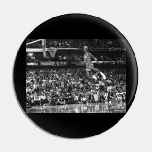 BASKETBALLART -JORDAN BLACK WHITE 15 Pin