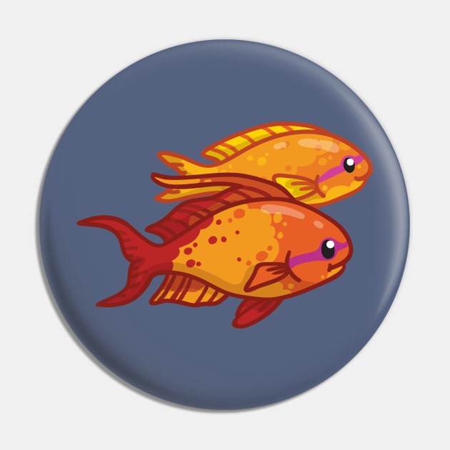 Threadfin Anthias Pin by bytesizetreasure