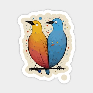 Two birds Magnet