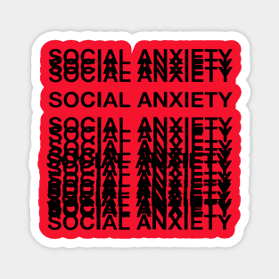 Anxiety Amazon Logo Magnet