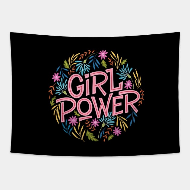 Girl Power Tapestry by TambuStore