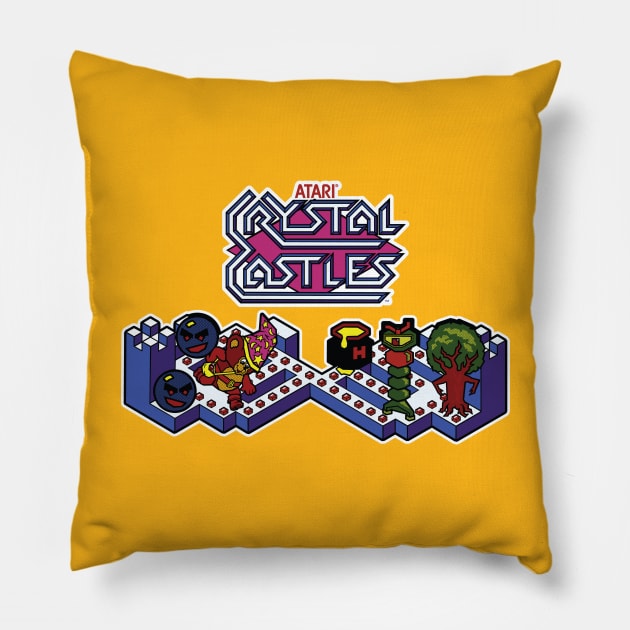 Crystal Castles - Video Game Pillow by Chewbaccadoll