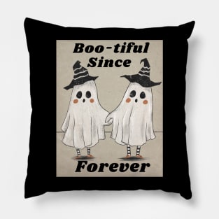 Bootiful Since Forever Halloween Boo Pillow