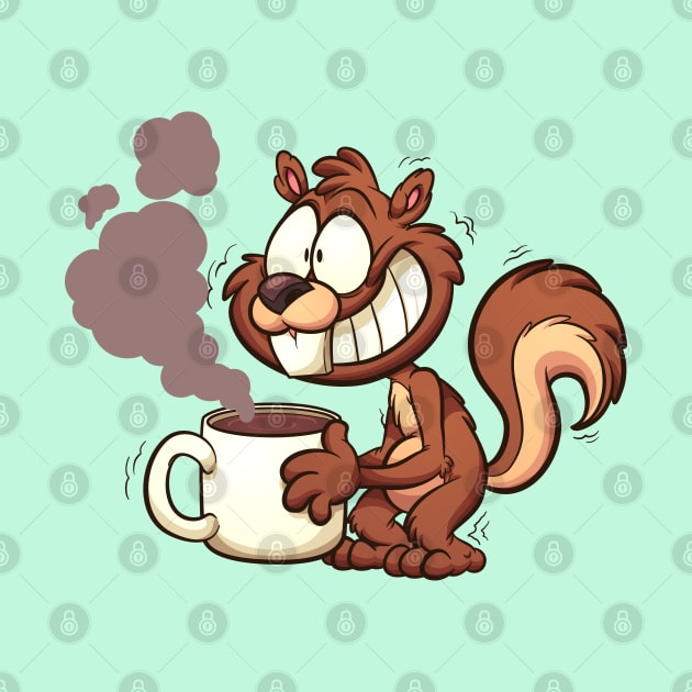 Caffeinated squirrel by memoangeles