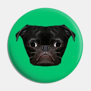 Black Pug Pin