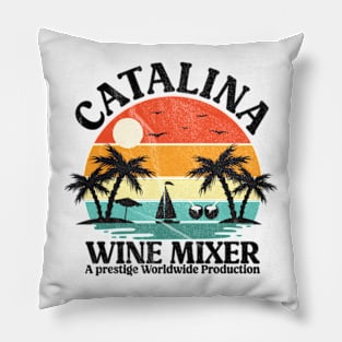 CATALINA WINE MIXER VINTAGE RETRO SUNSET Pillow