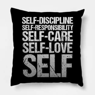 Self Discipline Buddhist Motivational Pillow