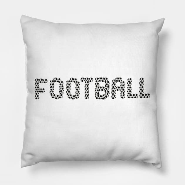 Soccer Fútbol Football Pillow by DiegoCarvalho