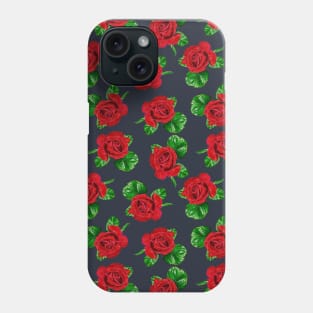 Cute Red Beautiful Rose Flower Plant Nature Floral Love Pattern Gift Phone Case