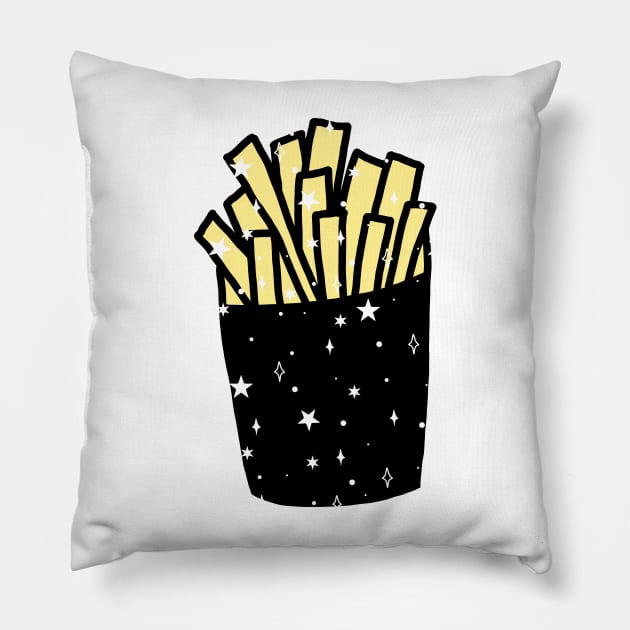 Space Fry Pillow by designminds1