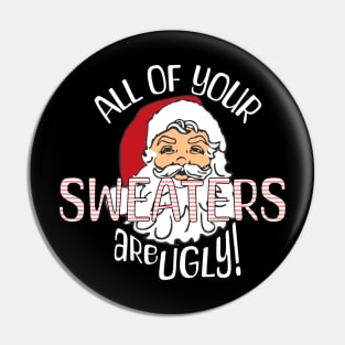 FUNNY Ugly Christmas Sweater Pin