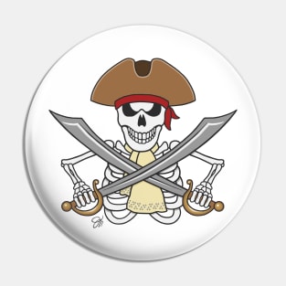 Skeleton Pirate Pin