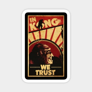 King Gorilla Poster Magnet