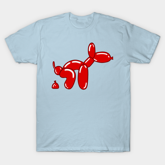 Balloon Dog Poop - Balloon Dog - T-Shirt