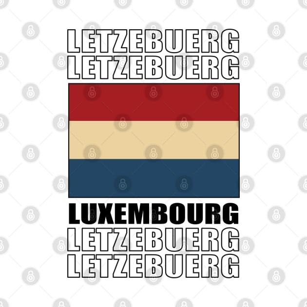 Flag of Luxembourg by KewaleeTee