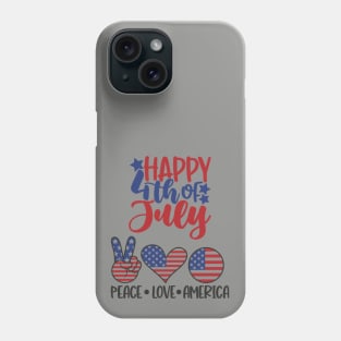 Peace Love America Phone Case